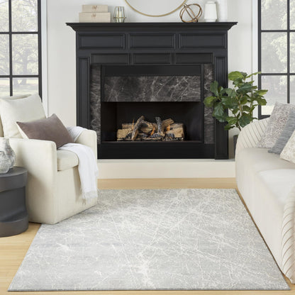 Exhale Rug for Living Room, Bedroom, Dining Room Modern Abstract Marble Distressed Look Soft Cosy Rug