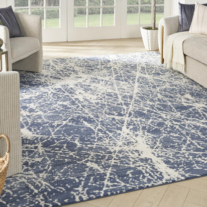Exhale Rug for Living Room, Bedroom, Dining Room Modern Abstract Marble Distressed Look Soft Cosy Rug