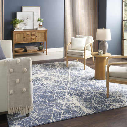 Exhale Rug for Living Room, Bedroom, Dining Room Modern Abstract Marble Distressed Look Soft Cosy Rug