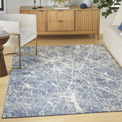 Exhale Rug for Living Room, Bedroom, Dining Room Modern Abstract Marble Distressed Look Soft Cosy Rug