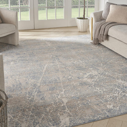 Exhale Rug for Living Room, Bedroom, Dining Room Modern Abstract Marble Distressed Look Soft Cosy Rug
