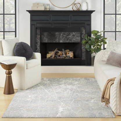 Exhale Rug for Living Room, Bedroom, Dining Room Modern Abstract Marble Distressed Look Soft Cosy Rug