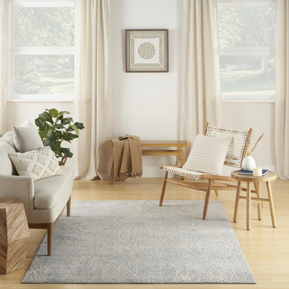 Exhale Rug for Living Room, Bedroom, Dining Room Modern Abstract Marble Distressed Look Soft Cosy Rug