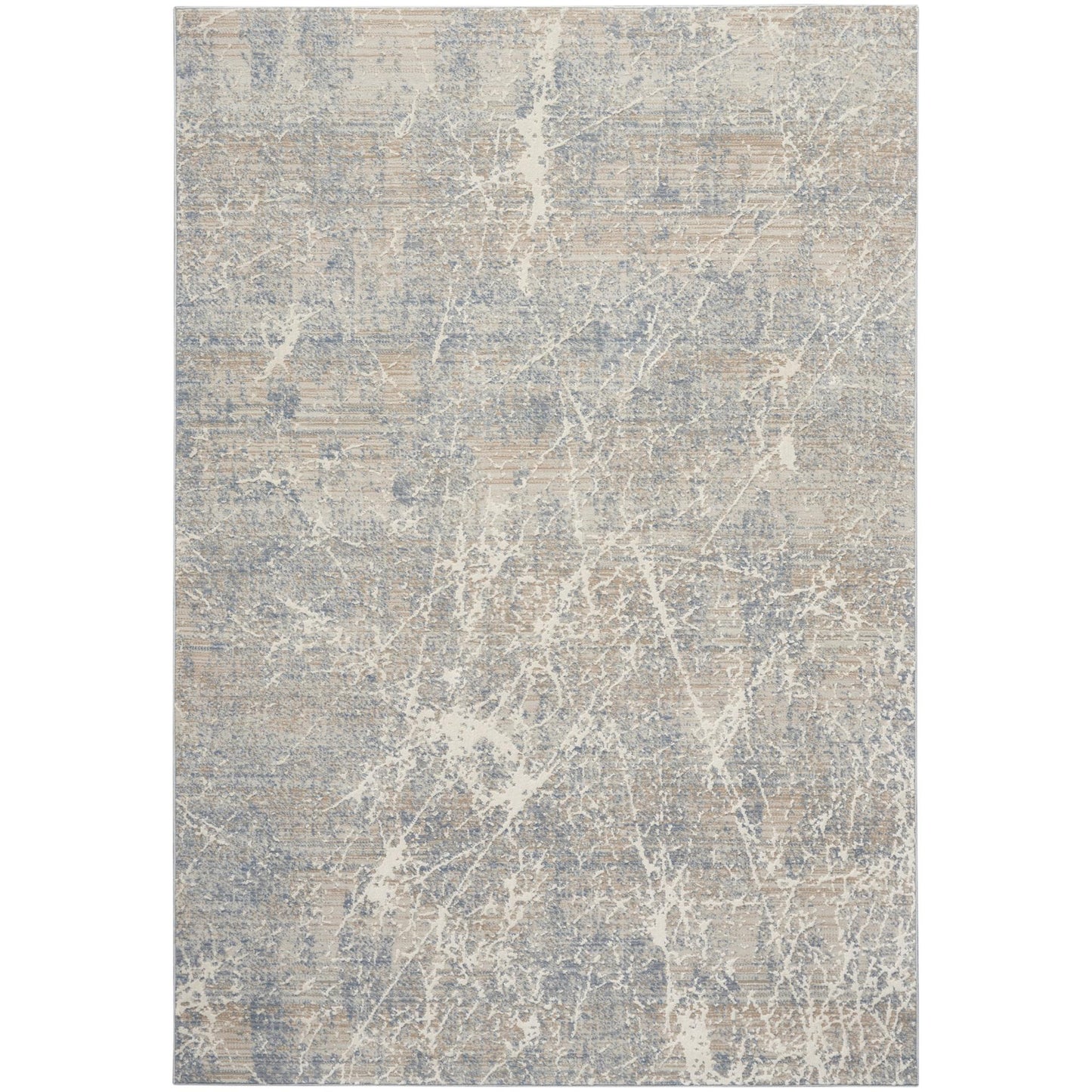 Exhale Rug for Living Room, Bedroom, Dining Room Modern Abstract Marble Distressed Look Soft Cosy Rug