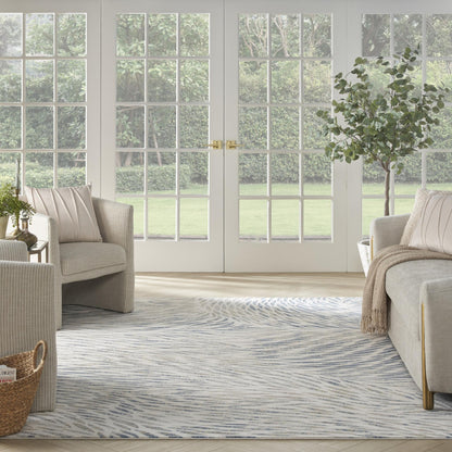 Exhale Rug for Living Room, Bedroom, Dining Room Modern Abstract Marble Distressed Look Soft Cosy Rug