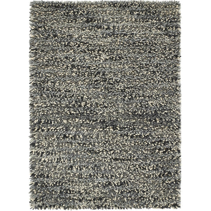 Rocks Tubular Pile Shaggy Wollteppich, handgewebt, schweres, luxuriöses Design