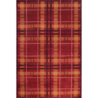 Tartan-Teppich für Wohnzimmer, Schlafzimmer, traditionelles klassisches Tartan-Karo-Design, weicher Qualitätsteppich, Heimteppich