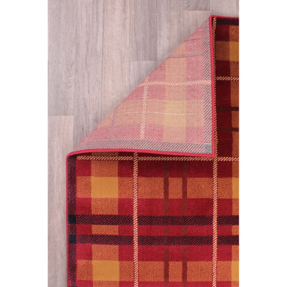 Tartan-Teppich für Wohnzimmer, Schlafzimmer, traditionelles klassisches Tartan-Karo-Design, weicher Qualitätsteppich, Heimteppich
