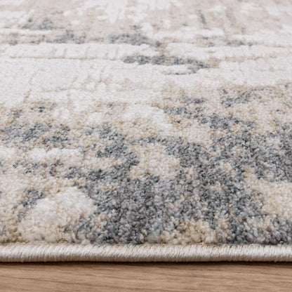 Anders AN01 Grey Shimmer – Modern Boho Elegance and Silky Abstract Sophistication