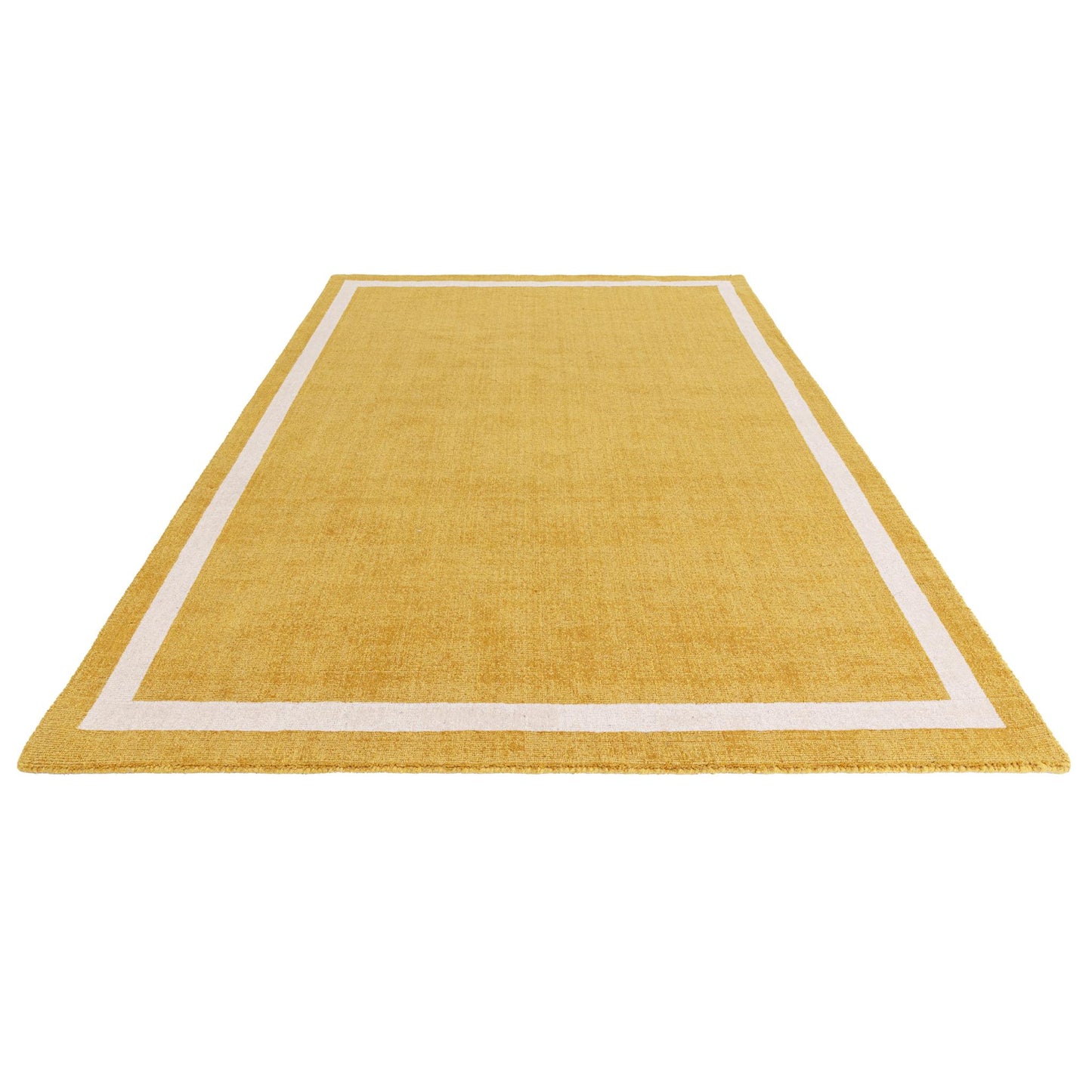 Albi Ochre Yellow – Bold Minimalist Elegance and Natural Wool Luxury