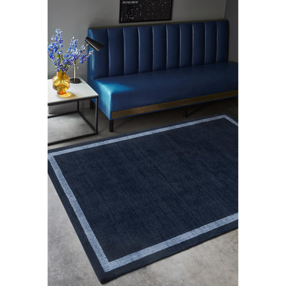Albi Navy Blue – Bold Minimalist Elegance and Natural Wool Luxury