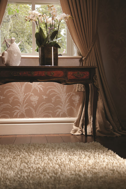 Imperial Luxury Shaggy Hand Woven Wool Rug in Ivory