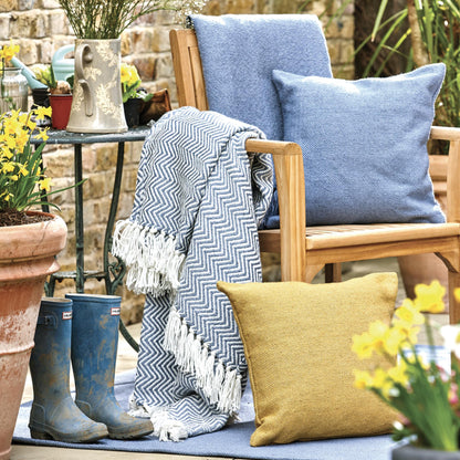 Hug Rug Woven Herringbone Throw Blanket Bed Sofa Chair Cover in 130 x180 cm