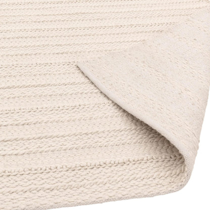 Grayson Luxury Cream Textured Hand Woven Indoor & Outdoor Eco-Friendly Rug
