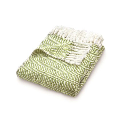 Hug Rug Woven Herringbone Throw Blanket Bed Sofa Chair Cover in 130 x180 cm