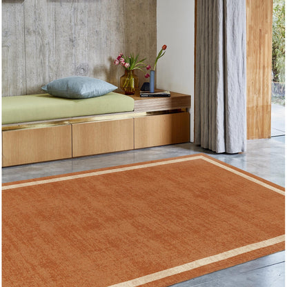 Albi Orange – Bold Minimalist Elegance and Natural Wool Luxury