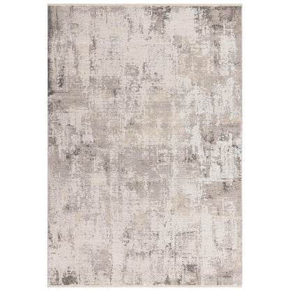Seville 03 Olite Kurzflor-Teppich, modern, abstrakt, weich, seidig, in Beige, Natur