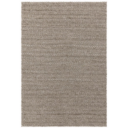 Grayson Neutral Taupe Textured Hand Woven Indoor & Outdoor Rug