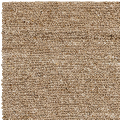 Adler Hand Woven Boucle Wool Honey Beige Rug – Natural & Sustainable Luxury