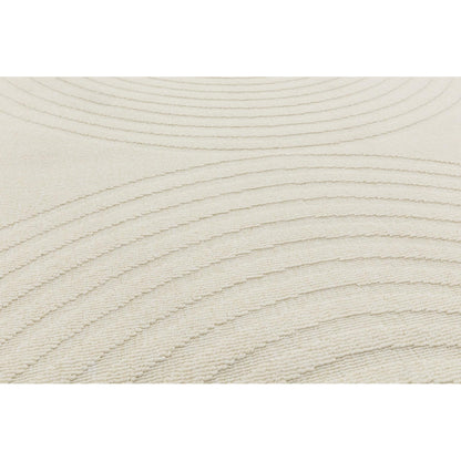 Antibes AN08 Modern White Deco Indoor & Outdoor Geometric Flatweave Rug