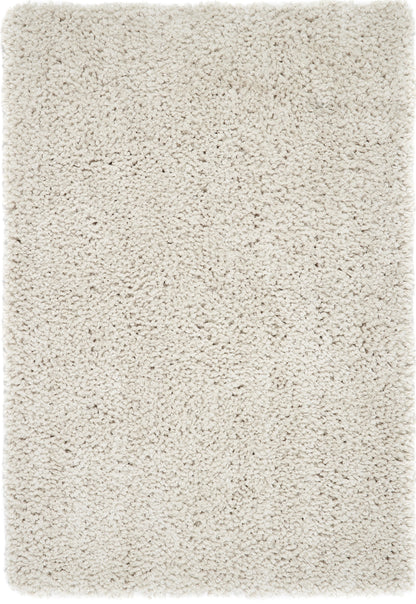 Origins Portland Modern Plain High Pile Super Soft Fluffy Shaggy Rug in Cream