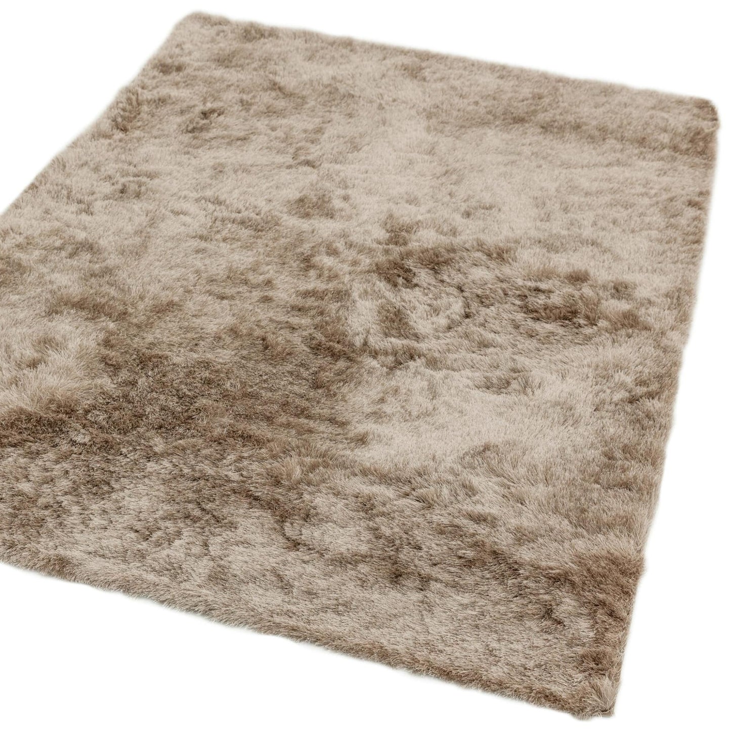 Whisper Shaggy Rug Silky Shiny Soft High Pile Plush Rug in Mocha – Luxurious Softness & Warm Neutral Elegance