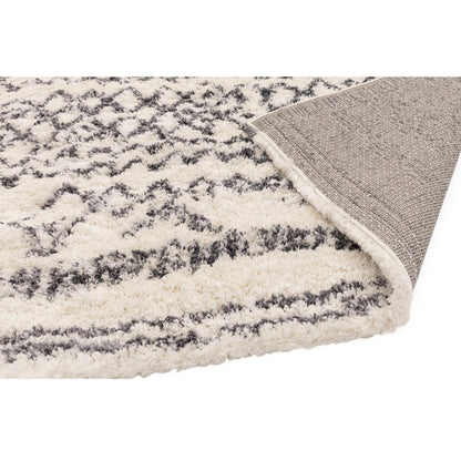 Alto AL04 Cream Grey – Bold Moroccan Intrigue and Soft Shaggy Comfort
