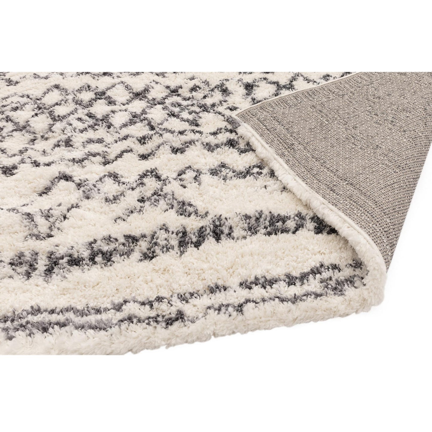 Alto AL04 Cream Grey – Bold Moroccan Intrigue and Soft Shaggy Comfort