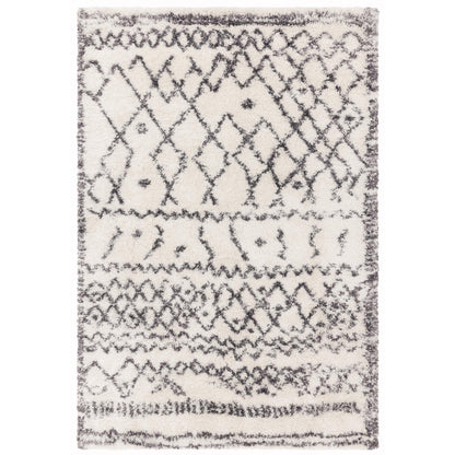 Alto AL04 Cream Grey – Bold Moroccan Intrigue and Soft Shaggy Comfort
