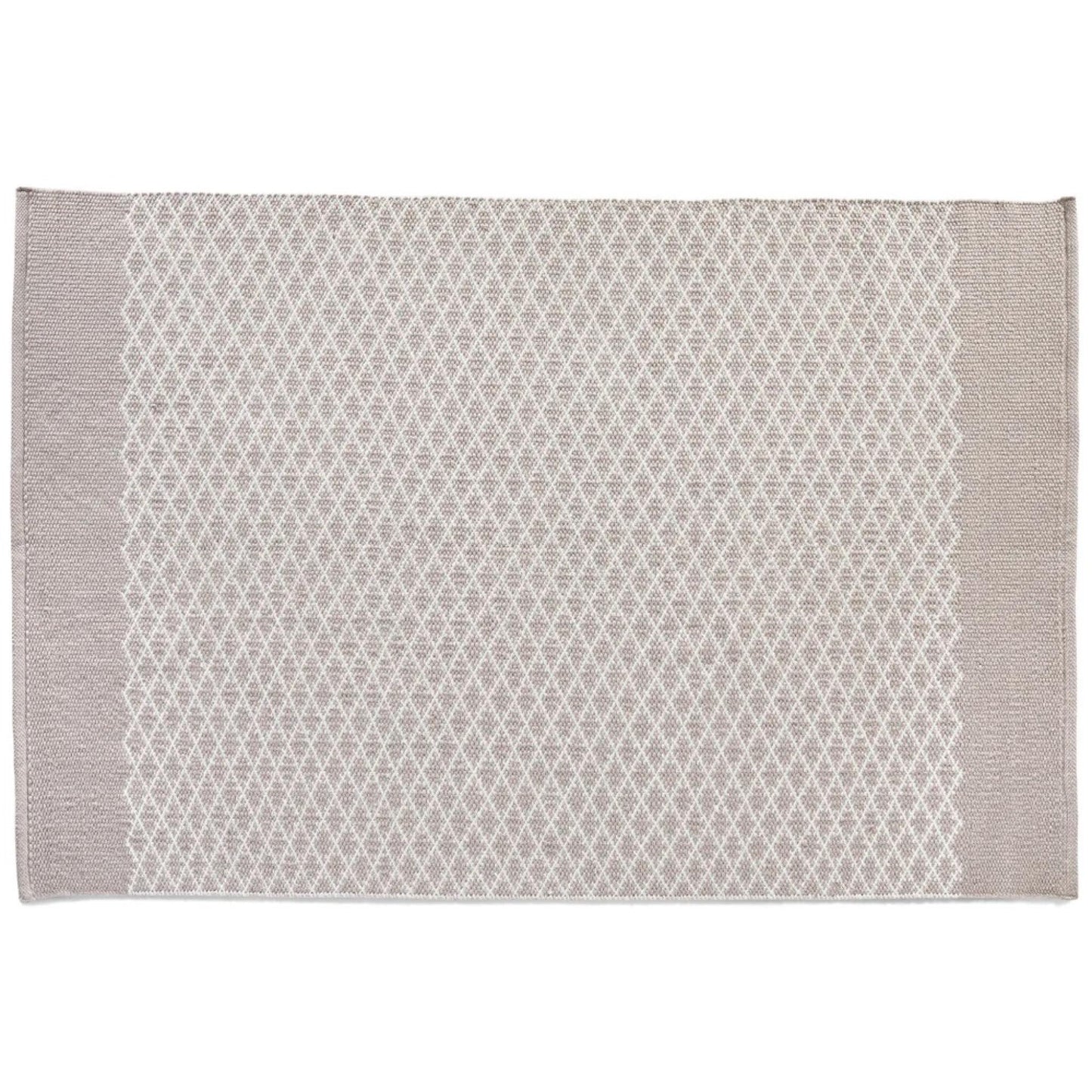 Hug Rug Woven Trellis Washable Indoor Outdoor Rug Natural