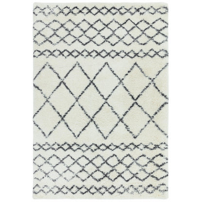 Alto AL02 Cream Grey – Bold Moroccan Intrigue and Soft Shaggy Comfort
